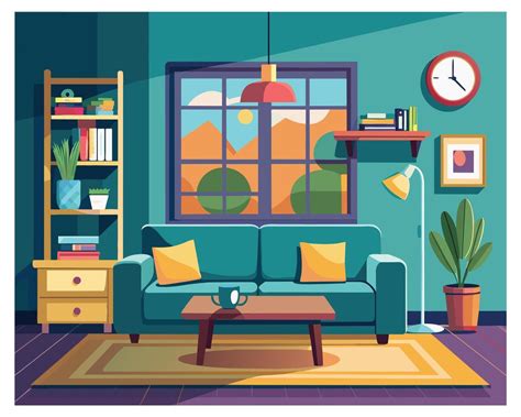 room vector|sitting room vector.